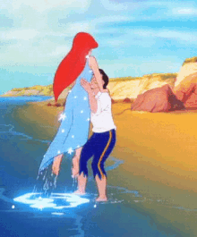 恋　こい　アリエル　ありえる　ディズニー GIF - Love Ariel Disney GIFs