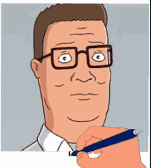 King Of The Hill Hank Hill GIF - King Of The Hill Hank Hill Autograph GIFs