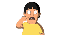 eating gene belcher the bobs burgers movie taking a bite take a bite