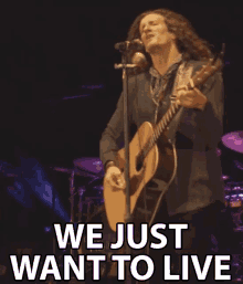 we just want to live singing perfom feeling it concert we just want to live singing perfom feeling it concert