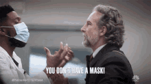 You Dont Have A Mask Dr Floyd Reynolds GIF - You Dont Have A Mask Dr Floyd Reynolds New Amsterdam GIFs