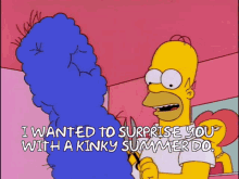 I Wanted To Surpise You With A Kinky Summer Do Hair Cut GIF - I Wanted To Surpise You With A Kinky Summer Do Hair Cut Homer Simpson GIFs