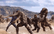 Captain America Black Panther GIF - Captain America Black Panther Fighting GIFs