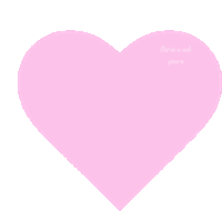 Pink Heart Kawaii Sticker - Pink Heart Pink Heart Stickers