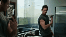 Flexing Beer Reps GIF - Flexing Beer Reps Workout GIFs