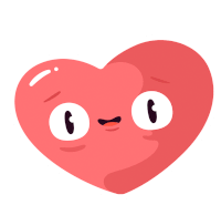 My Fancy Fox Worried Heart Sticker - My Fancy Fox Worried Heart Worried Fancy Fox Stickers