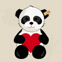 Ming Panda Heart GIF - Ming Panda Heart Herz GIFs