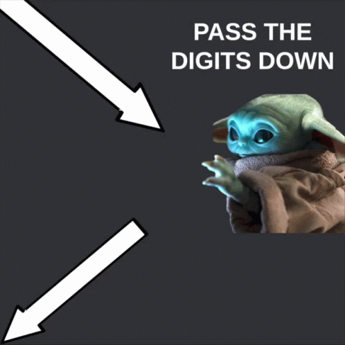 Pass The Digits Baby Yoda Gif Pass The Digits Baby Yoda Discover Share Gifs