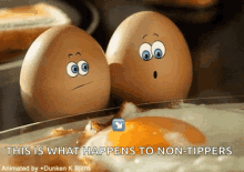 eggs omelet afraid