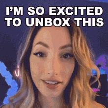 Im So Excited To Unbox This Avori Henderson GIF - Im So Excited To Unbox This Avori Henderson Avori GIFs