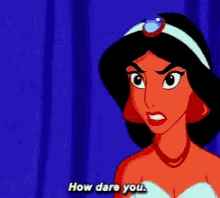 Aladdin Jasmine GIF - Aladdin Jasmine How Dare You GIFs