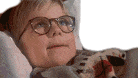 Daydreaming Ralphie Sticker - Daydreaming Ralphie A Christmas Story Stickers