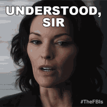 Understood Sir Special Agent In Charge Isobel Castille GIF - Understood Sir Special Agent In Charge Isobel Castille Fbi GIFs
