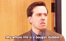 The Office GIF - The Office Boogerbubble GIFs