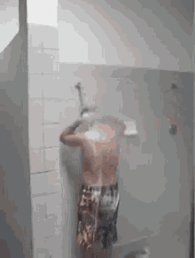 Shower Prank! GIF - Shower Prank Shampoo GIFs