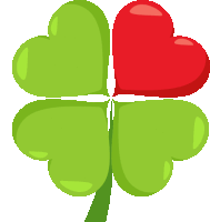 Lucky Heart Joypixels Sticker - Lucky Heart Heart Joypixels Stickers