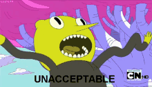 Adventure Time Unacceptable GIF - Adventure Time Unacceptable Earl Of Lemongrab GIFs