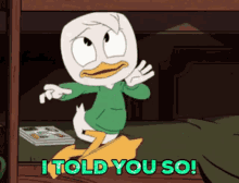 Louie Duck Ducktales GIF - Louie Duck Ducktales I Told You So GIFs