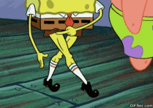 Spongebob Squarepants Leg Day GIF - Spongebob Squarepants Spongebob Leg Day GIFs