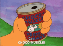 Catdog Choco GIF - Catdog Choco Muscles GIFs