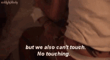 no touching