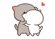 Peachcat Cute GIF - Peachcat Cute Hugs GIFs