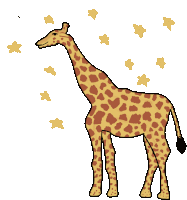 Giraffe Stars Sticker - Giraffe Stars Stickers