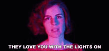They Love You With The Lights On Singing GIF - They Love You With The Lights On Love You Lights On GIFs