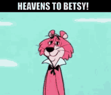 Snagglepuss Heavens To Betsy GIF - Snagglepuss Heavens To Betsy Hanna Barbera GIFs