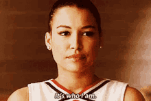 Glee Santana Lopez GIF - Glee Santana Lopez Its Who I Am GIFs