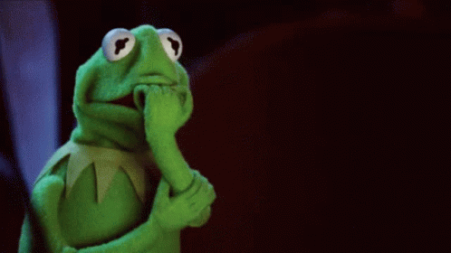 Kermit Nervous GIF - Kermit Nervous Scared - Discover &amp; Share GIFs