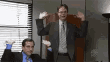 Raise The Roof Happy Dance GIF - Raise The Roof Happy Dance Yes Off Work GIFs