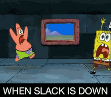 When Slack Is Down GIF - Spongebob GIFs
