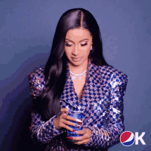 checking it out nails cardi b pepsi