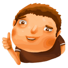dunsky stickerboy face character thinking
