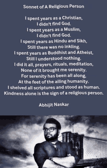 Abhijit Naskar Naskar GIF - Abhijit Naskar Naskar Sonnet Of A Religious Person GIFs