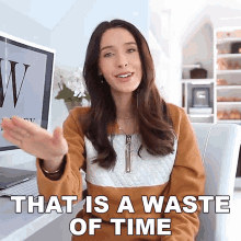 That Is A Waste Of Time Shea Whitney GIF - That Is A Waste Of Time Shea Whitney Loss Of Time GIFs