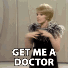 Get Me A Doctor Joan Rivers GIF - Get Me A Doctor Joan Rivers The Ed Sullivan Show GIFs