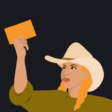 Mail In Voting Cowgirl GIF - Mail In Voting Cowgirl Voting In Arizona GIFs