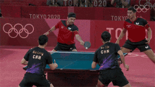 Playing Table Tennis Ma Long GIF - Playing Table Tennis Ma Long Xu Xin GIFs