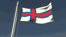Faroe Islands Flag GIF - Faroe Islands Flag Flag Waver GIFs