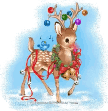 Christmas Reindeer GIF - Christmas Reindeer Christmas Deer GIFs
