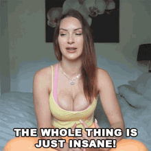The Whole Thing Is Just Insane Tracy Kiss GIF - The Whole Thing Is Just Insane Tracy Kiss Its Insane GIFs