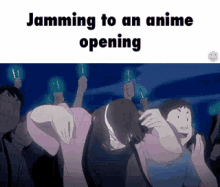 anime anime opening jam jamming party