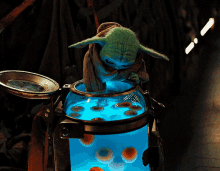 Baby Yoda Grogu GIF - Baby Yoda Grogu Snack GIFs