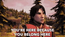 Youre Here Because You Belong Here Included GIF - Youre Here Because You Belong Here Belong Included GIFs