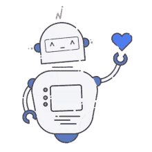 iranserver bluebot love heart blue