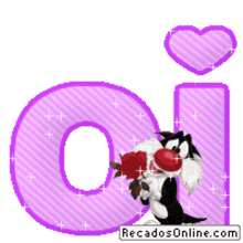 oi rose flower sylvester cat