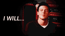 I Will - Glee I Will GIF - I Will Glee Finn Hudson GIFs
