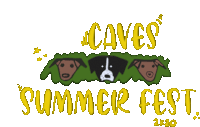 Caves Summer Sticker - Caves Summer Festival Stickers